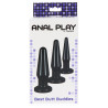ANAL PLAY TOYJOY Lot de 3 plugs Best Butt Noirs